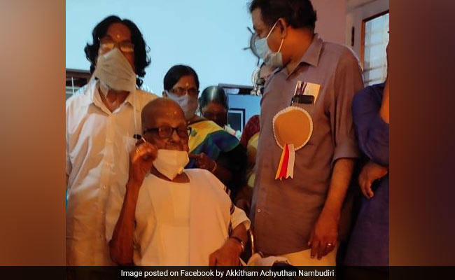 Jnanpith Award Presented To Renowned Malayalam Poet Akkitham