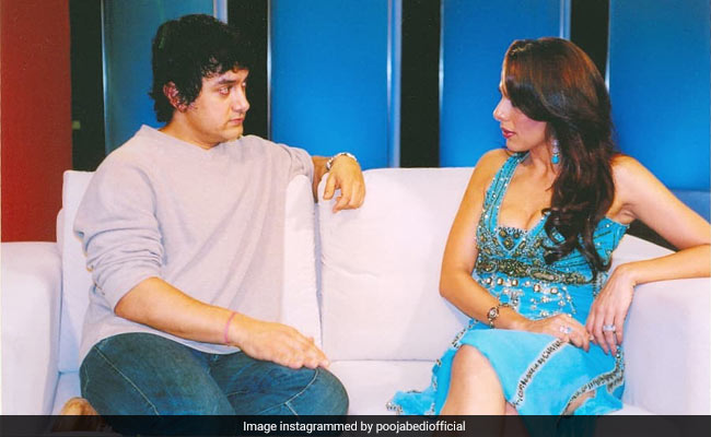 Just A Throwback Pic Of "Happy Souls" Aamir Khan And Pooja Bedi