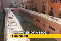71 Kg Cake Cut On PM Modi's Birthday 71 Kg Cake Cut On PM Modi's Birthday