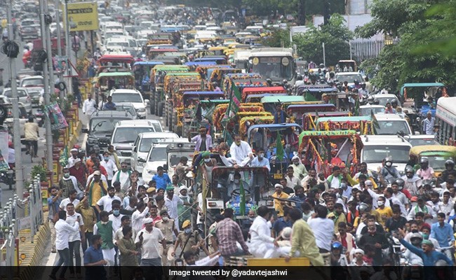 Tejashwi Yadav, Tej Pratap Charged For Violating COVID Rules At Farm Bills Rally