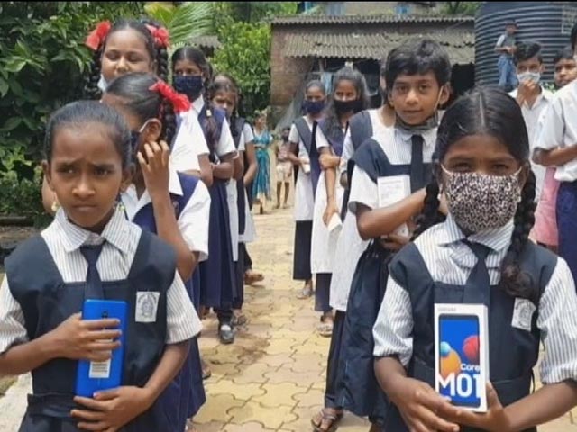 Unable To Attend School, Students In Mumbai's Aarey Get Phones To Study