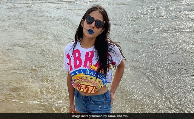 Beach Baby Sara Ali Khan Shares New Pics. The Internet Loves Her Lipstick