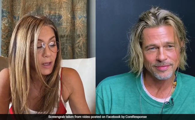 The Internet "Can't Get Enough" Of This Jennifer Aniston-Brad Pitt Moment