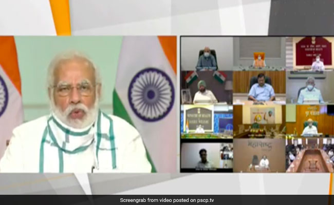 PM Modi Meets Chief Ministers Of Seven States With High COVID Cases