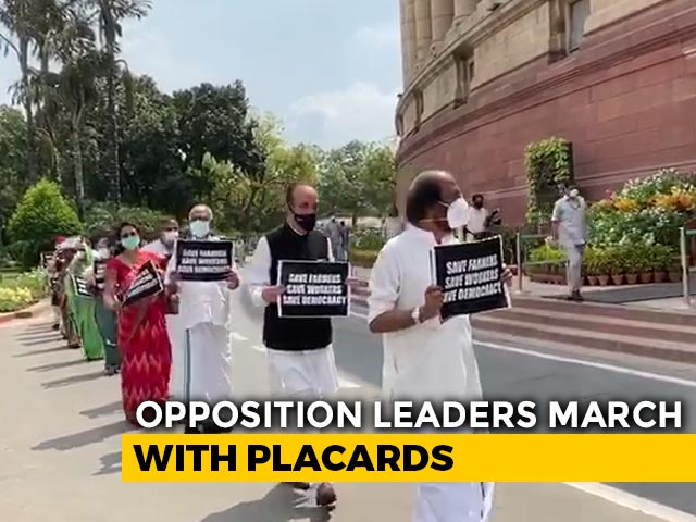 Opposition To Meet President At 5 PM On Farm Bills Amid Parliament Boycott