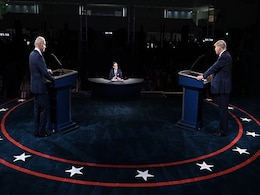 No Handshakes As Trump, Joe Biden Take Stage At 1st Presidential Debate Amid Pandemic No Handshakes As Trump, Joe Biden Take Stage At 1st Presidential Debate Amid Pandemic