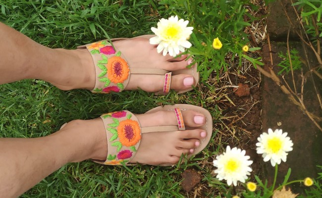 Give A Boho-Chic Touch To Your Footwear With Fun, Colourful Sandals
