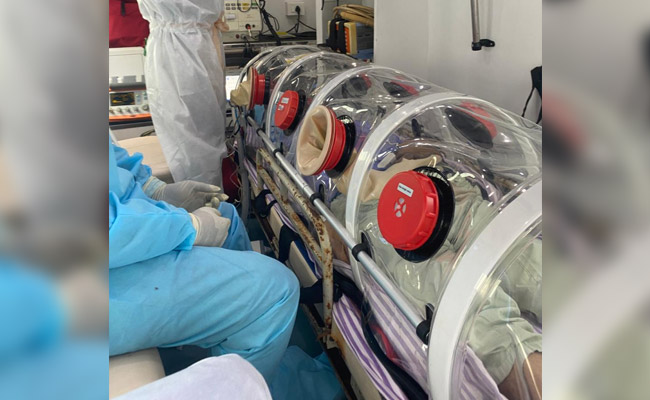 Critically Ill Covid Patient Flown To Chennai In Virus-Safe "Air Pod"