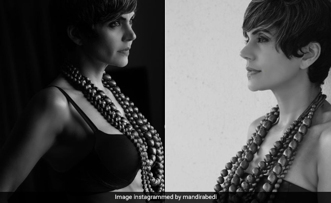 Mandira Bedi Gives A Whole New Meaning To Beaded Necklaces
