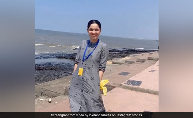 In Pics: Ankita Lokhande's Day Out At The Beach With Her Mom