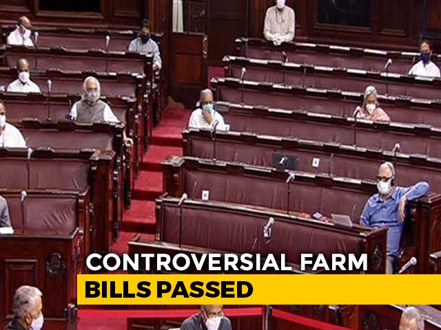 2 Farm Bills Cleared, Voting On Third Bill In Rajya Sabha Today