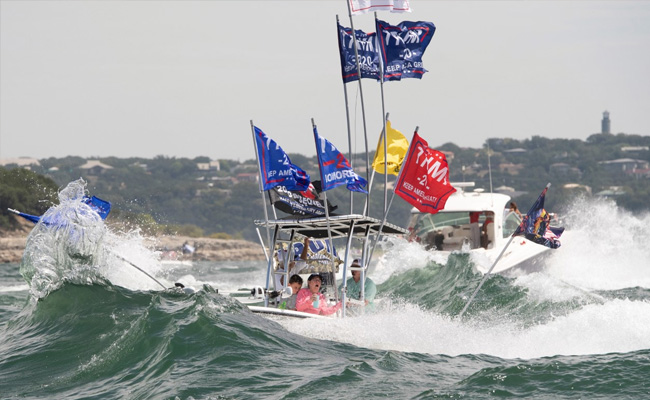 "All Started Moving At Once": Boats Sink At Pro-Trump Parade On US Lake