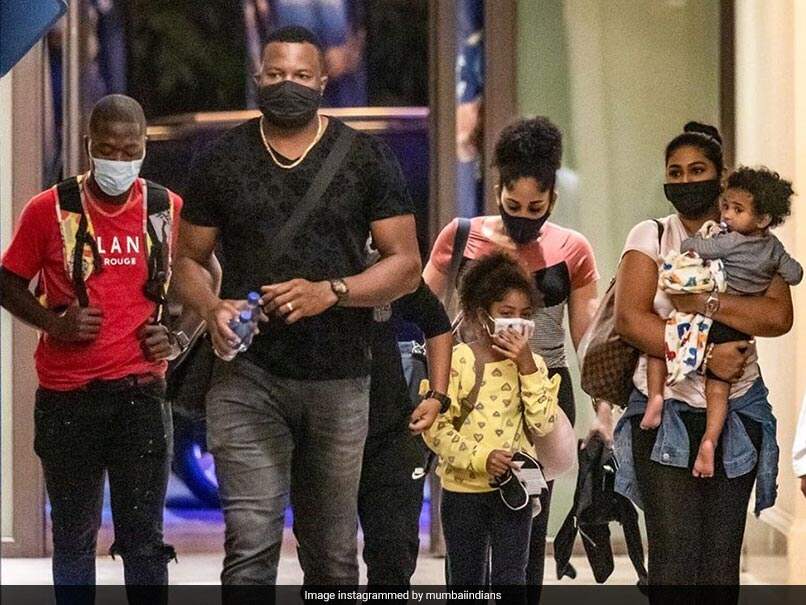 Ipl 2020 Mumbai Indians All Rounder Kieron Pollard Arrives In Abu Dhabi Cricket News Find the perfect kieron pollard stock photos and editorial news pictures from getty images. ipl 2020 mumbai indians all rounder