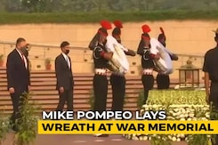 Mike Pompeo Pays Tribute At National War Memorial In Delhi Mike Pompeo Pays Tribute At National War Memorial In Delhi