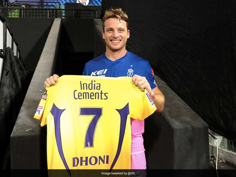 IPL 2020, CSK vs RR: Jos Buttler Gets MS Dhoni's CSK Jersey As "Prized Possession" After RR's 7-Wicket Win
