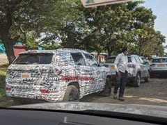 Upcoming Jeep Compass Facelift Spotted Testing With New Alloys And Twin Exhausts