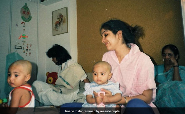 What The Internet Noticed In Masaba Gupta's Throwback To "Mundan Vibes"