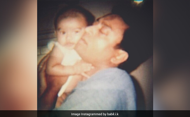 Irrfan Khan's Son Babil Shares A Precious Throwback Pic With A Bittersweet Caption