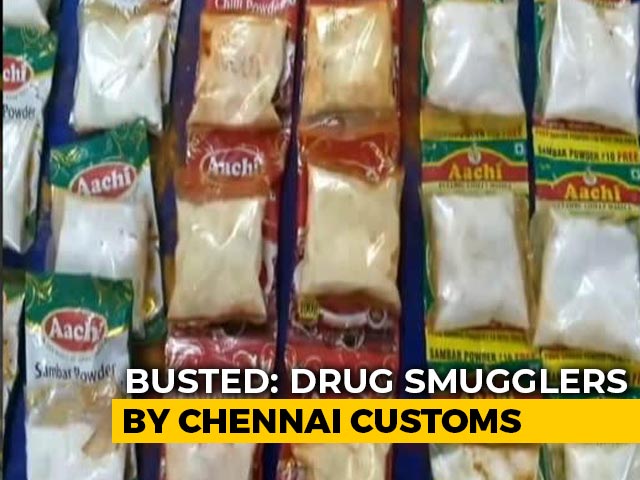 Drugs Being Smuggled In Masala Packets Seized By Chennai Air Customs