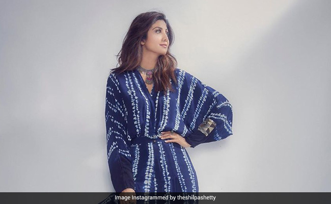 Shilpa Shetty Is A Mix Of Fire And Ice In A Cool Blue Jumpsuit Look