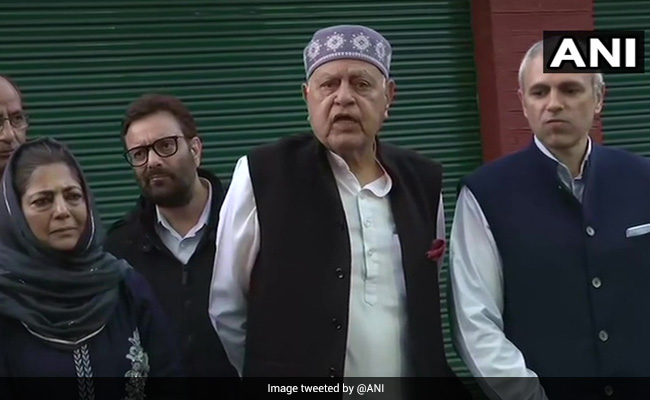 Farooq Abdullah, Mehbooba Mufti In J&K Parties' Alliance For Article 370