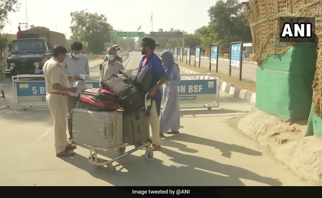 139 Indians Stranded In Pakistan Return Via Attari-Wagah Border