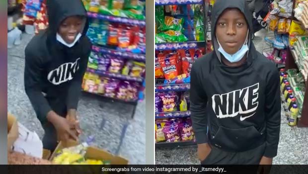 Boy Had Five Seconds To Take What He Wants From Store. Netizens Love What He Chose