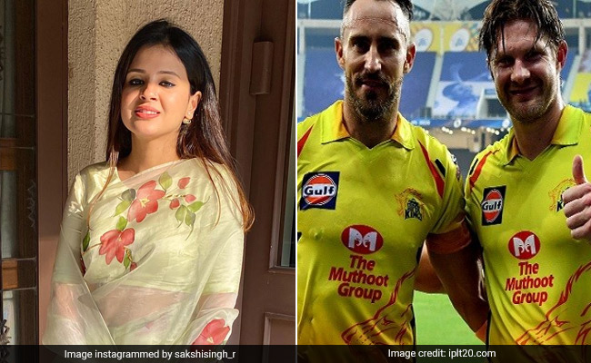 IPL: वॉट्सन-डुप्लेसी ने रिकॉर्ड पार्टनरशिप कर दिलाई चेन्नई को जीत, धोनी की वाइफ साक्षी ने यूं किया रिएक्ट