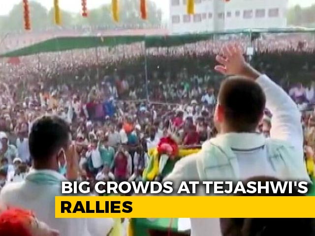 What BJP Says On Huge Crowds At Tejashwi Yadav's Rallies