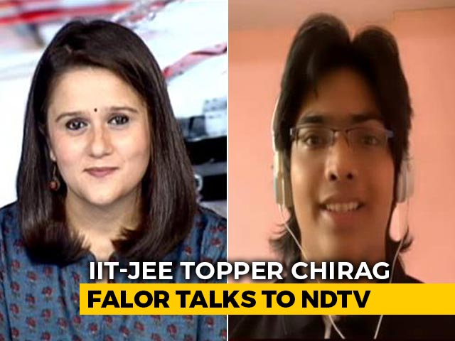IIT-JEE Topper Talks NDTV On The Tough Entrance Test