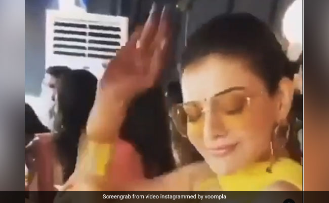 काजल अग्रवाल ने पीले रंग के सूट में ढोल पर जमकर किया डांस, शादी की रस्मों का Video हुआ वायरल