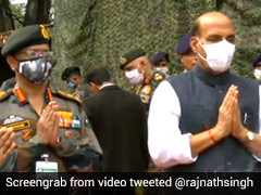 'Want Tension At Border To End': Rajnath Singh After 'Shastra Puja'