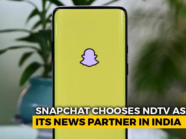 Snapchat, the Hugely Popular Messaging App, Has Chosen NDTV as Its News Partner in India