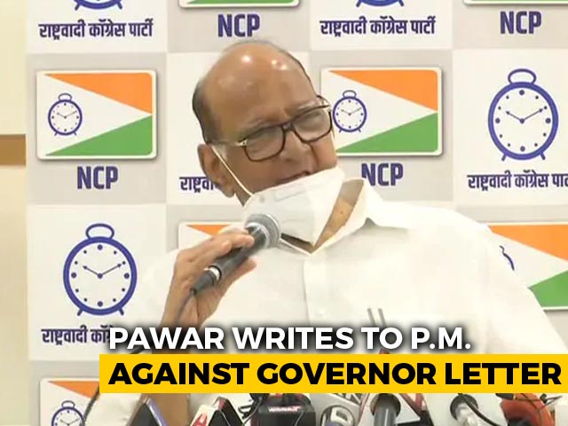 In "Secular" Row For Uddhav Thackeray And Governor, Sharad Pawar's Letter To PM Modi