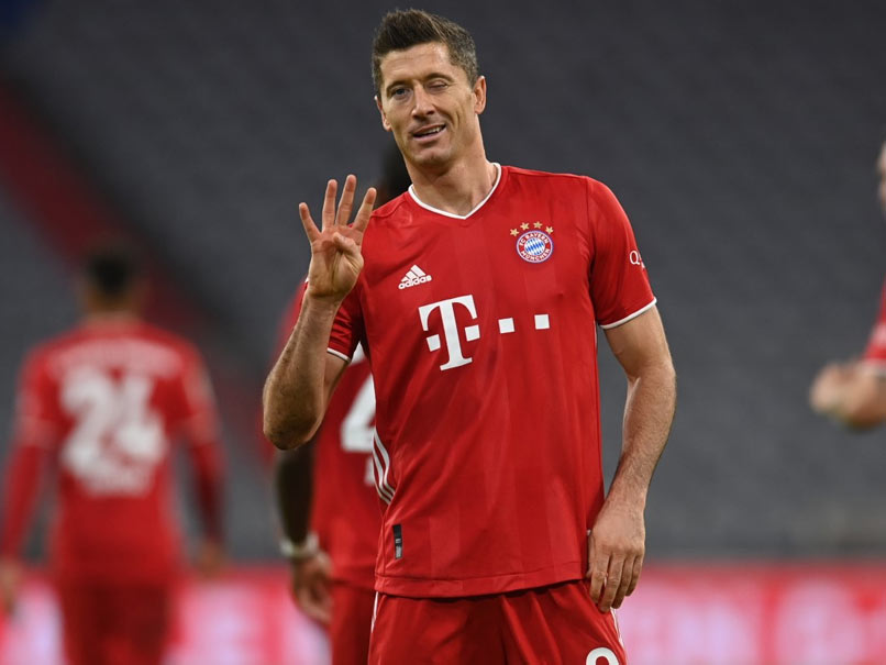 Robert Lewandowski Hits Four As Bayern Munich Win Seven-Goal Thriller