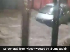 Watch: Cars Float, Swept Away As Hyderabad Faces Deluge