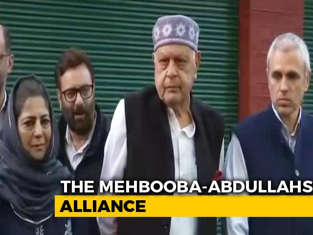 Farooq Abdullah, Mehbooba Mufti In J&K Parties' Alliance For Article 370