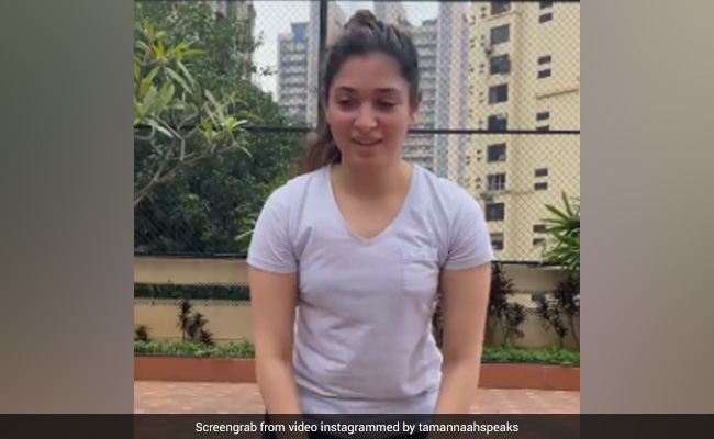 कोरोना को मात देने के बाद यूं वर्कआउट करती दिखीं तमन्ना भाटिया, वायरल हुआ Video