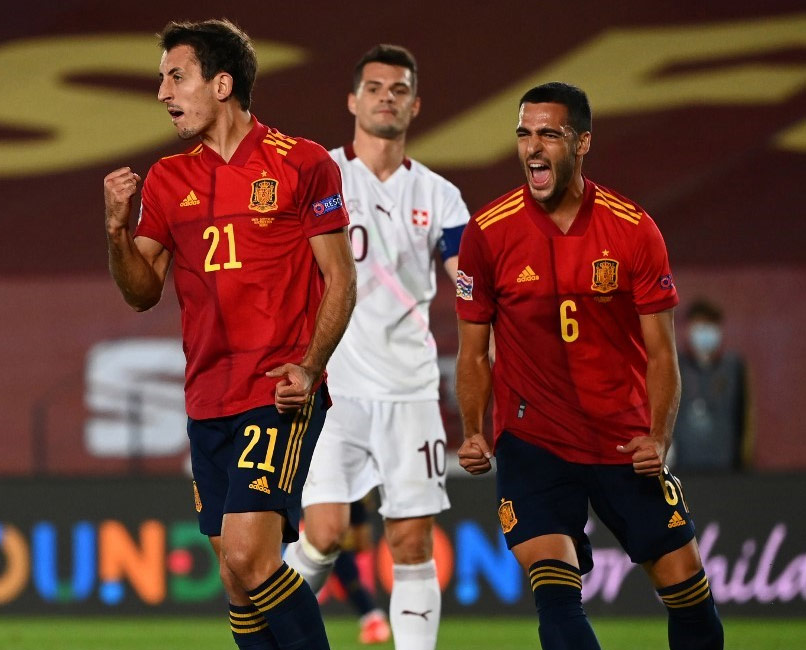Nations League: Spain Edge Switzerland, Germany Beat Ukraine