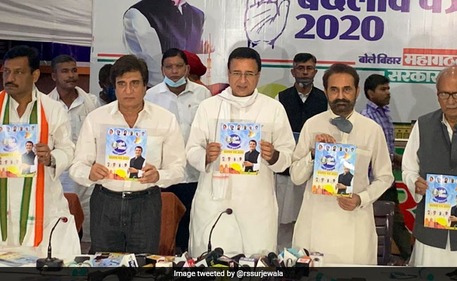 Congress' Bihar Manifesto Focuses On Farmers, Education And Employment