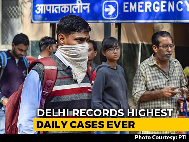 Delhi Records Highest Single-Day Covid Cases At 5,891