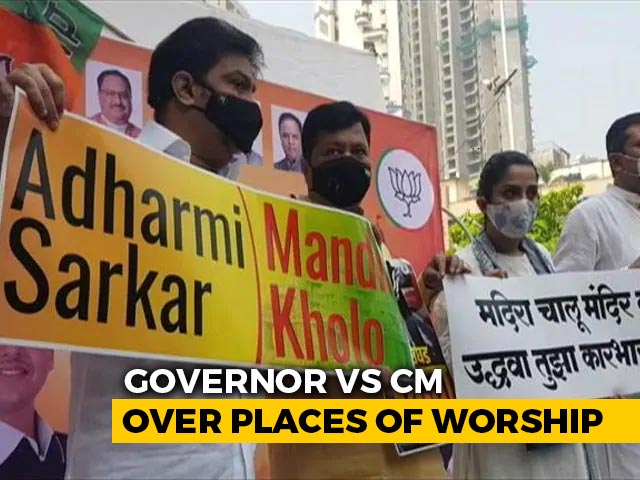 "Turned 'Secular'?" Governor vs Uddhav Thackeray Over Places Of Worship