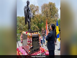Bronze Statue Of Mahatma Gandhi Inaugurated In Ukraine On Gandhi Jayanti Bronze Statue Of Mahatma Gandhi Inaugurated In Ukraine On Gandhi Jayanti
