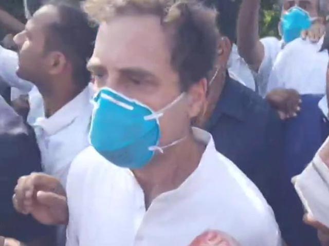 Rahul Gandhi Detained On Way To Hathras, UP Cops Take Him Back To Delhi