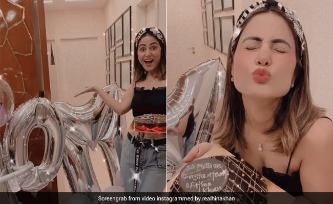 हिना खान के इंस्टा पर हुए 10 मिलियन फॉलोअर्स तो खुशी में यूं लगीं नाचने लगीं, खूब वायरल हो रहा है Video