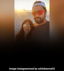 Rohit Sharma Spends 'Relaxed Evening At The Beach' With Wife Ritika