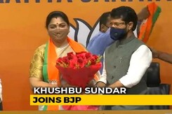 Khushbu Sundar Joins BJP Hours After Quitting Congress Khushbu Sundar Joins BJP Hours After Quitting Congress