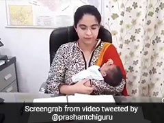IAS Officer Rejoins Work 14 Days After Delivery, Carries Newborn To Office