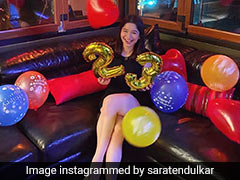 Sara Tendulkar Celebrated Her 23rd Birthday Like This