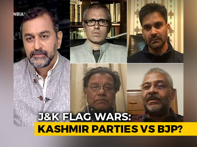 Centre vs Gupkar Fight Over Mehbooba Mufti's Flag Remark